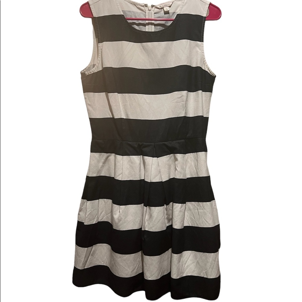 Gap black and white striped Dress